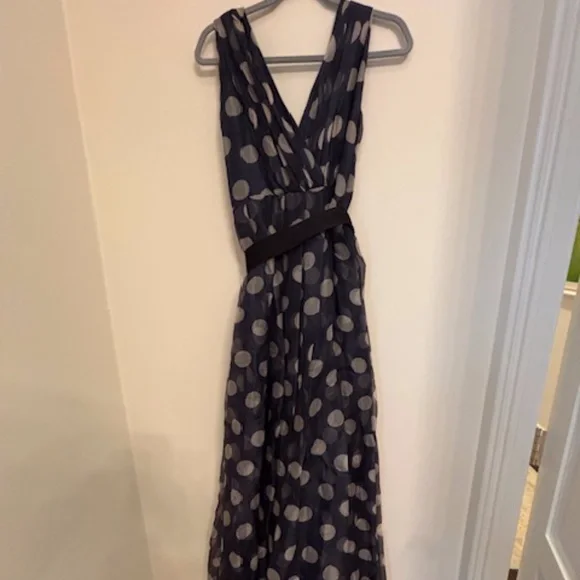 Carolina Herrera Dresses Ch Carolina Herrera Navy Silk Organza